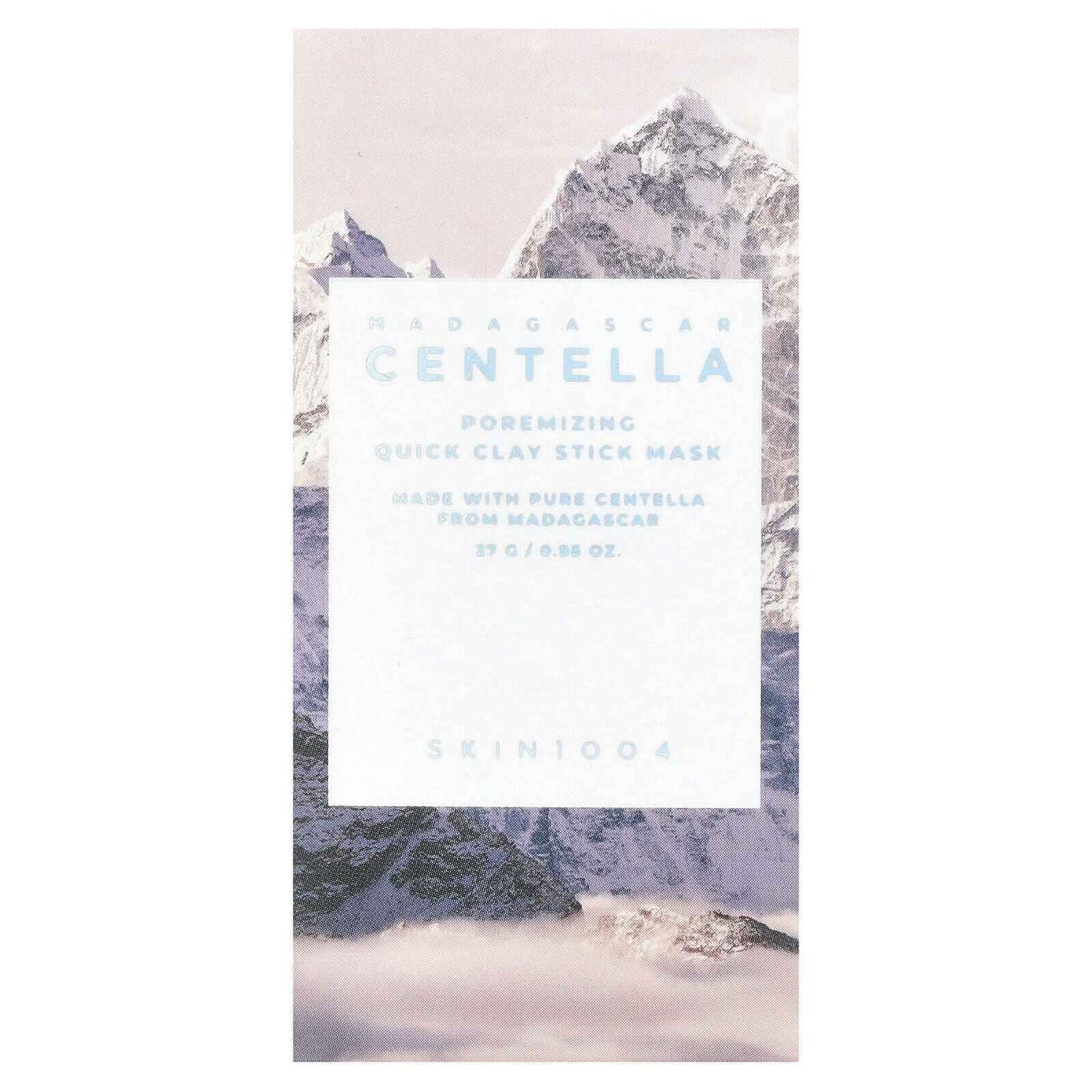 Madagascar Centella, Poremizing Quick Clay Stick Beauty Mask, 0.95 Oz (27 G)