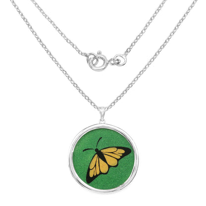 29.50 Carat Genuine Emerald .925 Sterling Silver Pendant by Bids.com