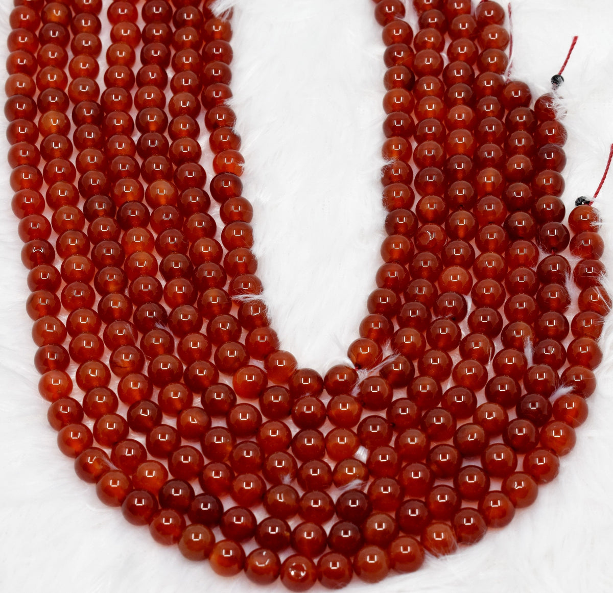 Red Onyx Beads, Natural Round Crystal Beads 4mm to 12mm  DestGlow