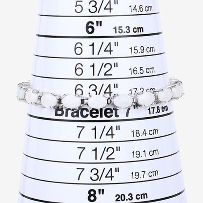 10.26 Carat Genuine Opal .925 Sterling Silver Bracelet by Bids.com