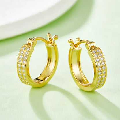 Sparkala™ 925 Sterling Silver Huggie Earrings by Sparkala