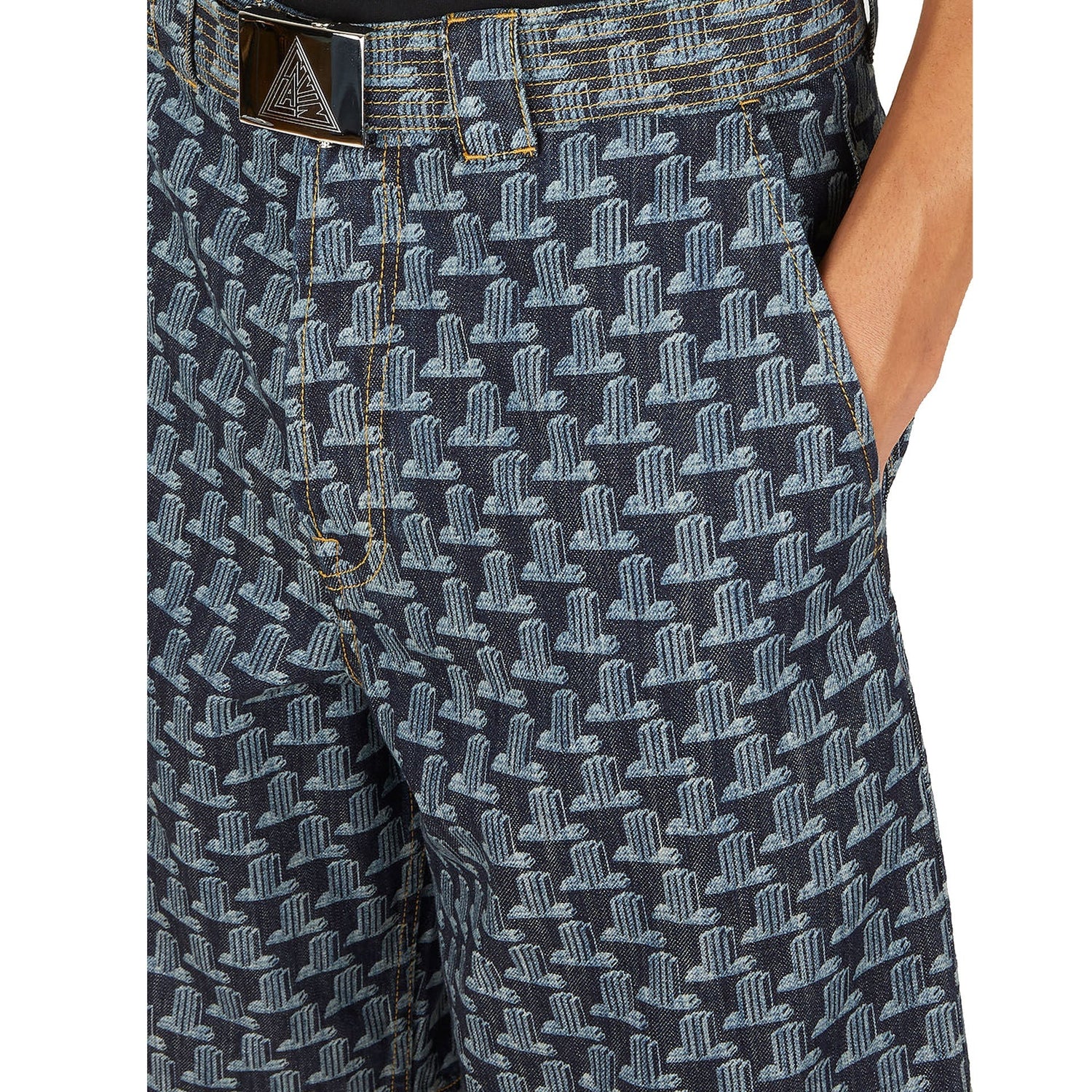 Lanvin Column Monogram Shorts Men by Luosophy