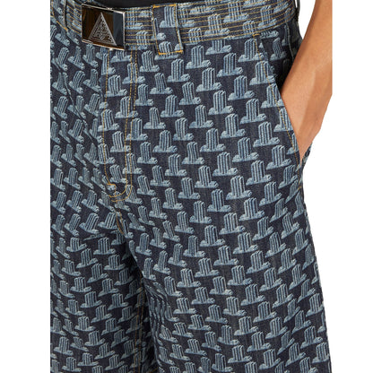 Lanvin Column Monogram Shorts Men by Luosophy
