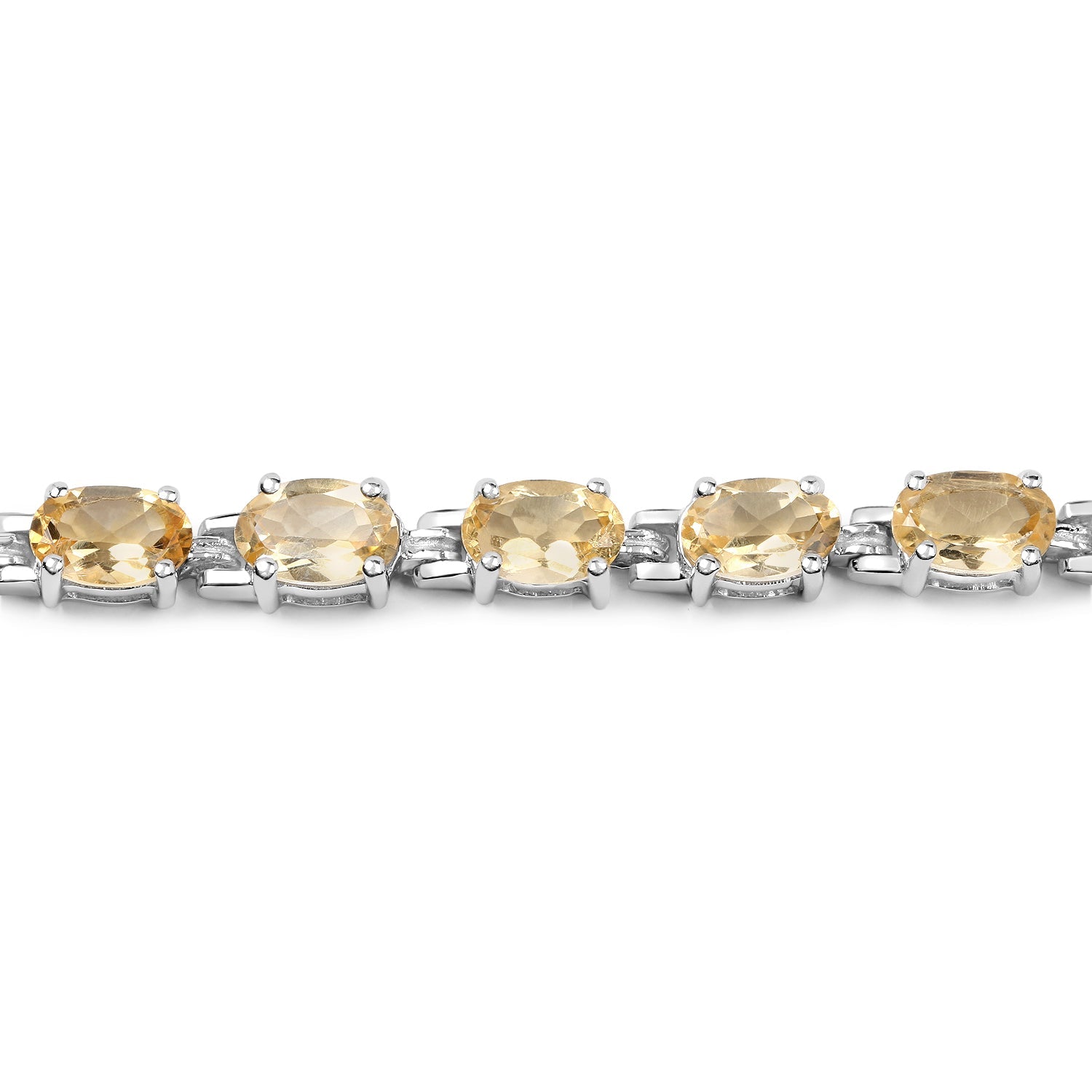 9.03 Carat Genuine Citrine .925 Sterling Silver Bracelet by Bids.com