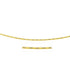 14k Yellow Gold Round Omega Necklace with Diamond Cuts (1.5 mm) by Bids.com