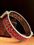 Joban Fashion Red Brass Oxidized Ethnic Openable Kada