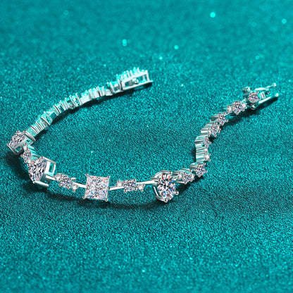 6.2 Carat Sparkala™ 925 Sterling Silver Bracelet by Sparkala