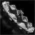 14K Yellow Gold Plated 1.07 Carat Genuine White Diamond Sterling Silver Bracelet by Bids.com