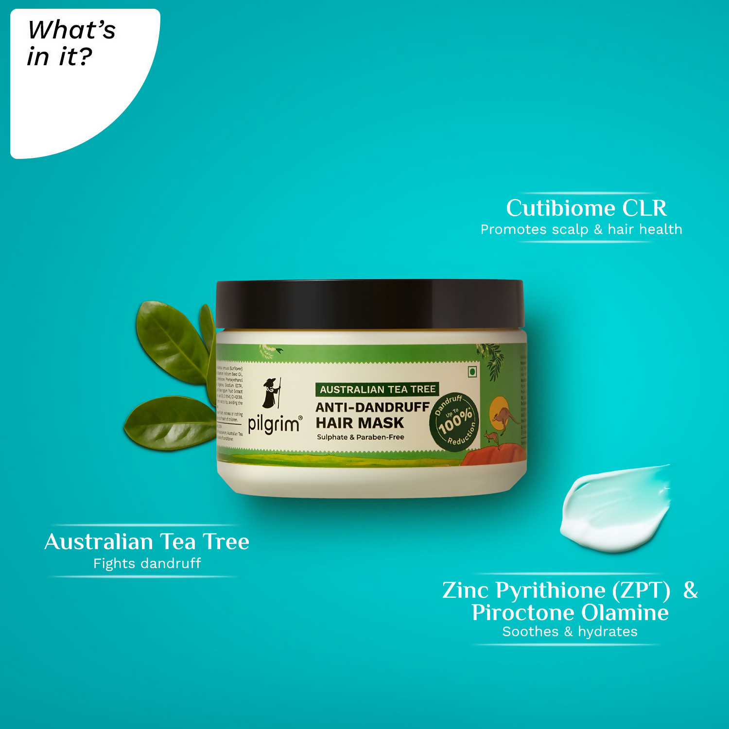 Pilgrim Australian Tea Tree Anti-Dandruff Hair Mask