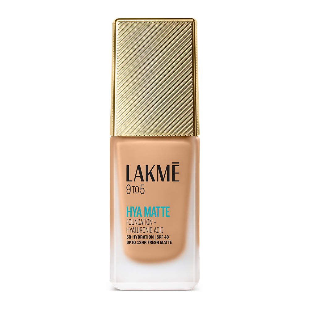 Lakme 9to5 Hya Matte Foundation + Hyaluronic Acid - Warm Wood