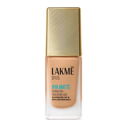 Lakme 9to5 Hya Matte Foundation + Hyaluronic Acid - Warm Wood