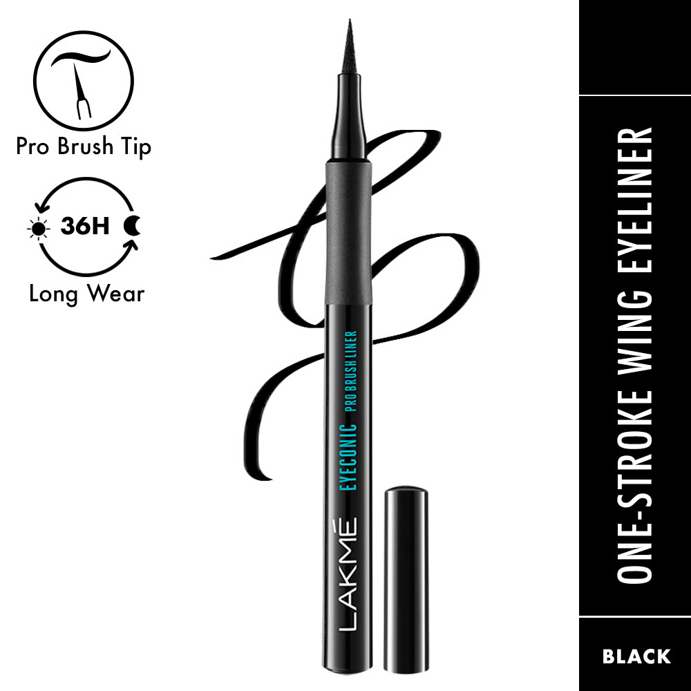 Lakme Eyeconic Pro Brush Liner Black