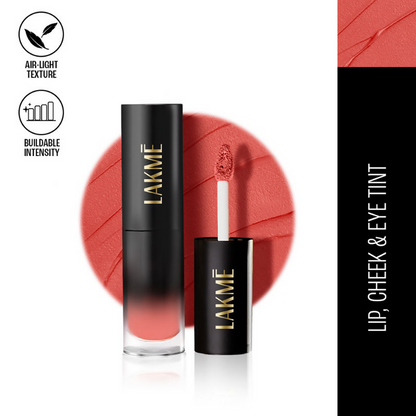 Lakme Xtraordin-Airy One-And-Done Lip, Eye &amp; Cheek Tint - Candy Floss