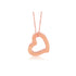 14k Rose Gold Heart Pendant  DestGlow