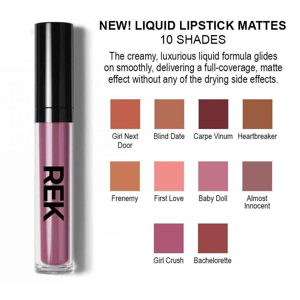Liquid Matte Lipstick Collection – Longwear Matte Finish | REK Cosmetics