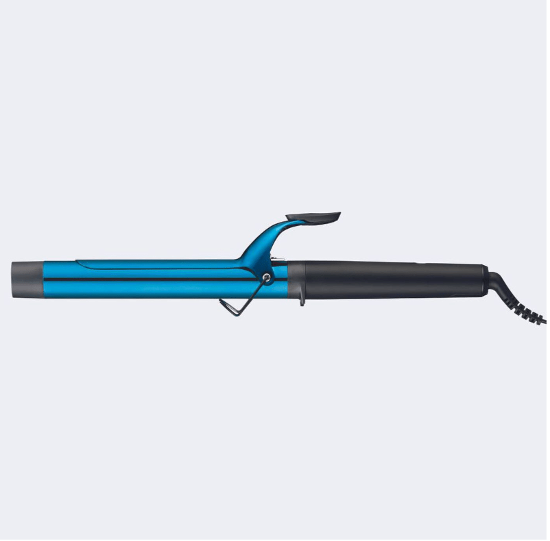 BaBylissPRO Nano Titanium 1.25" Extended Barrel Curling Iron (Black &amp; Blue)
