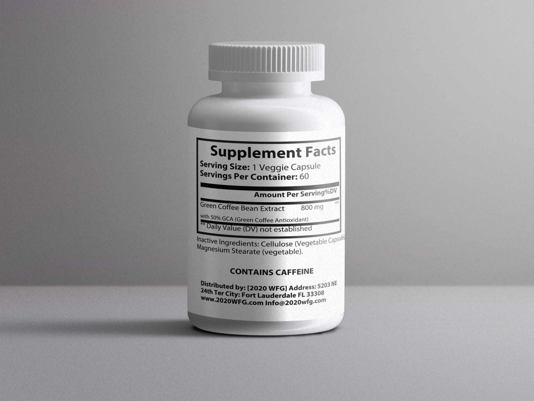 PRIMOBOLEAN: Metabolic Support | 60 Capsules – Green Coffee Bean &amp; Natural Energy for Active Lifestyles