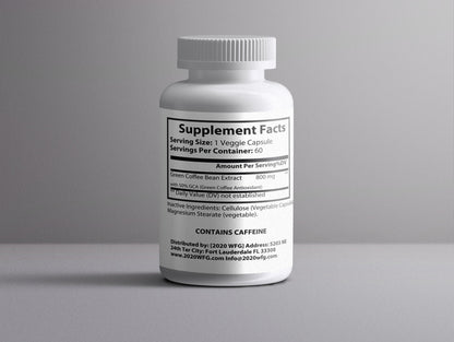 PRIMOBOLEAN: Metabolic Support | 60 Capsules – Green Coffee Bean &amp; Natural Energy for Active Lifestyles