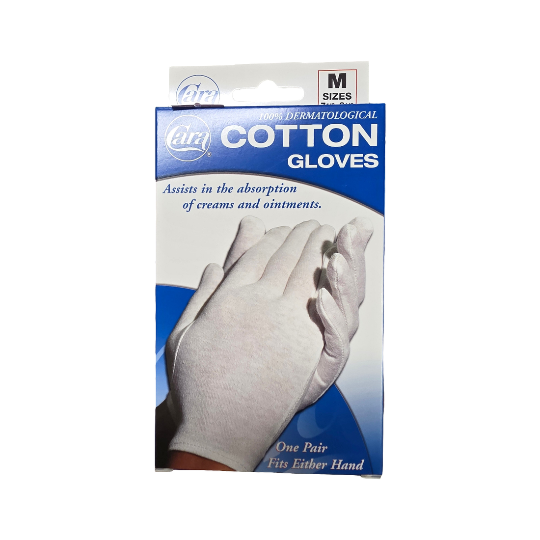 Cara Dermatological Cotton Gloves Medium by Pasteur Pharmacy