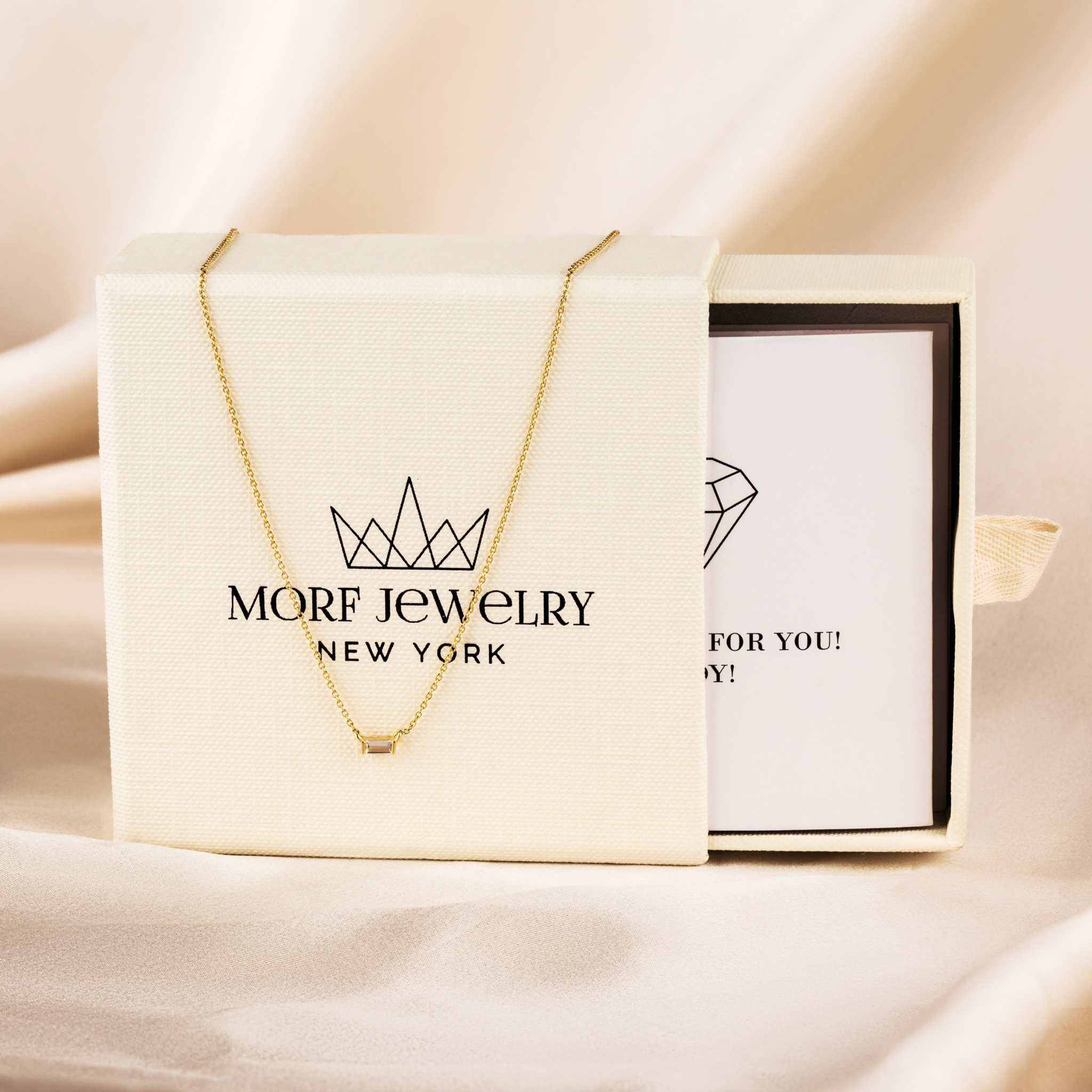 Baguette Sparkle Necklace