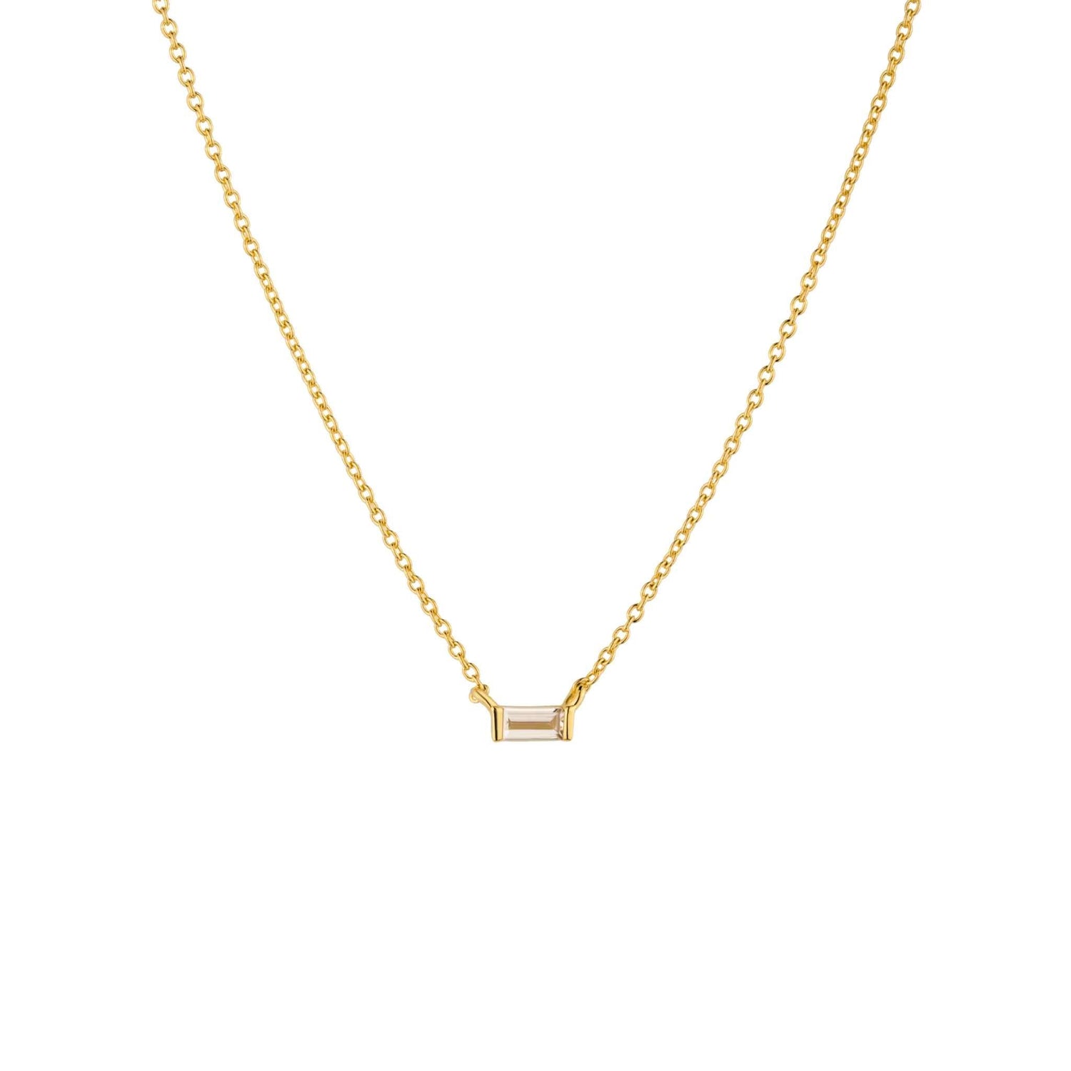 Baguette Sparkle Necklace