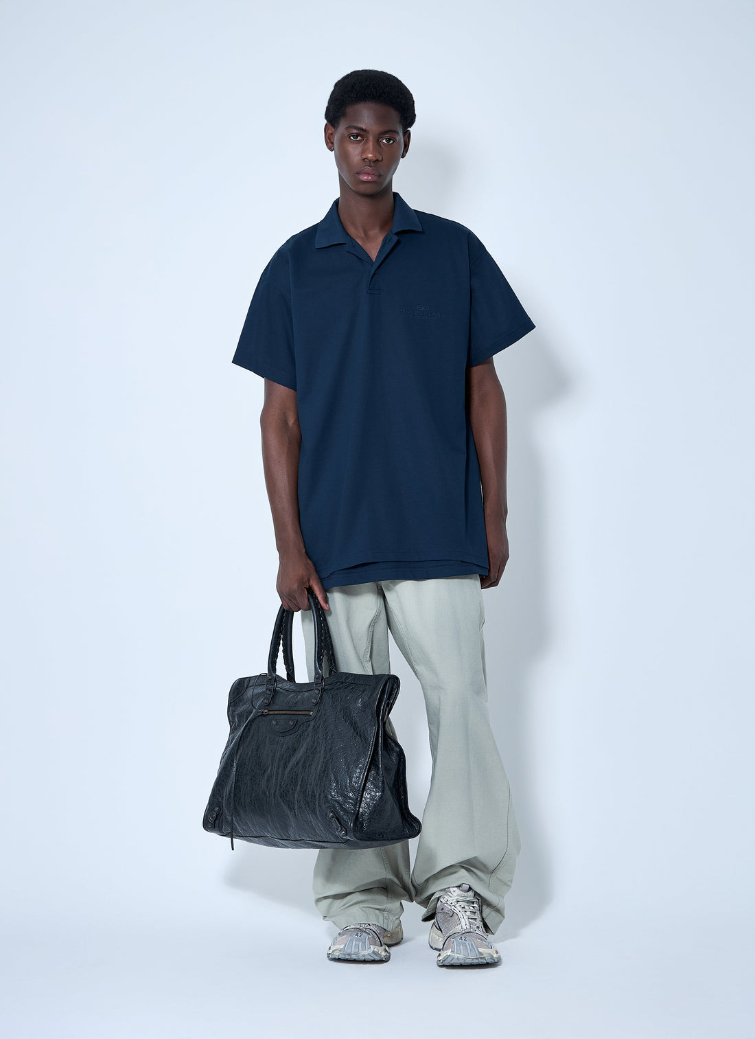 Balenciaga Men Interwined Polo Shirt by Luosophy