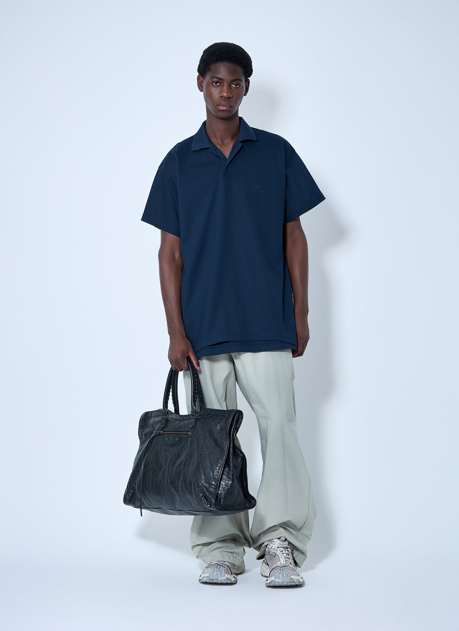 Balenciaga Men Interwined Polo Shirt by Luosophy