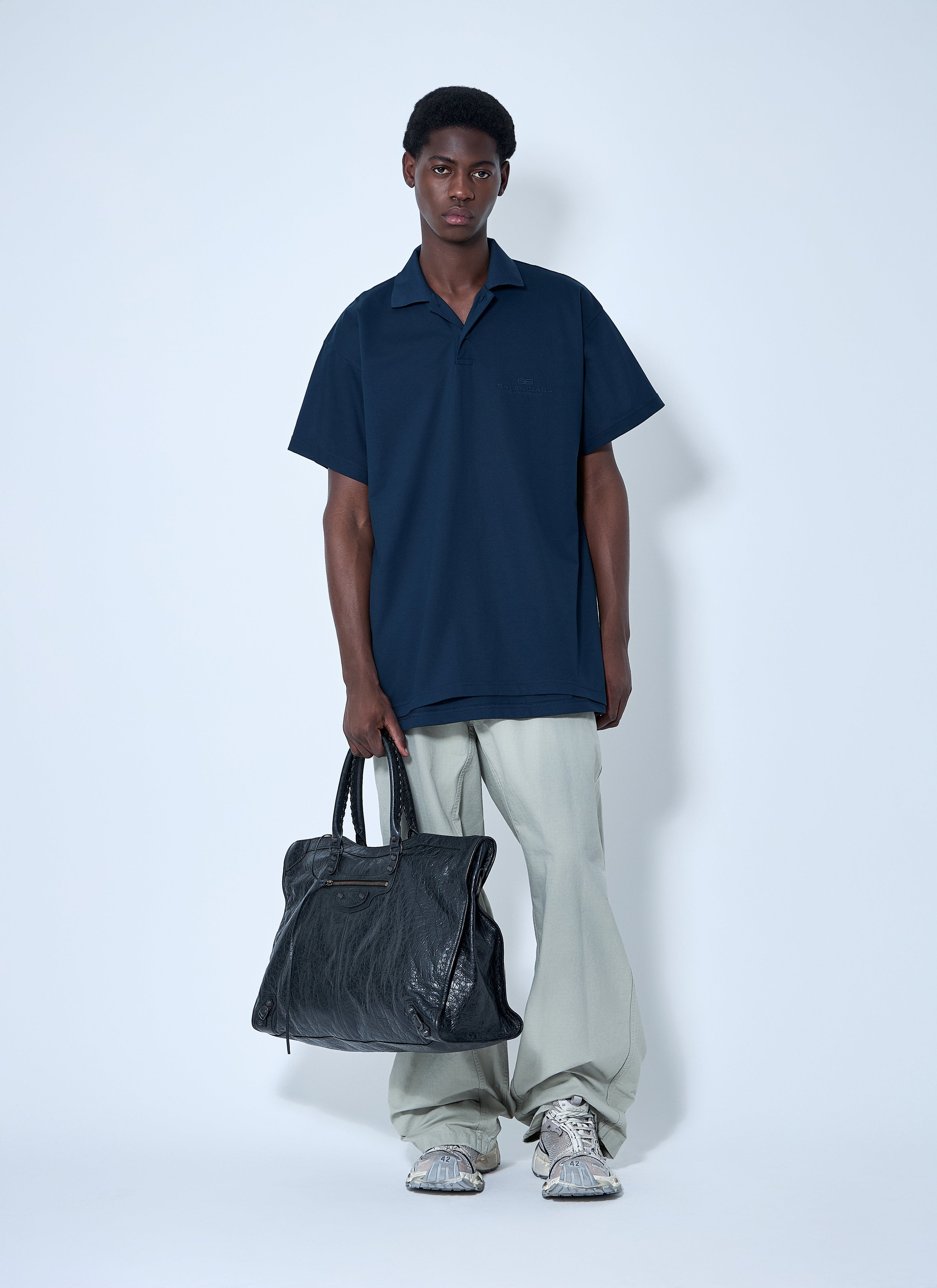 Balenciaga Men Interwined Polo Shirt by Luosophy