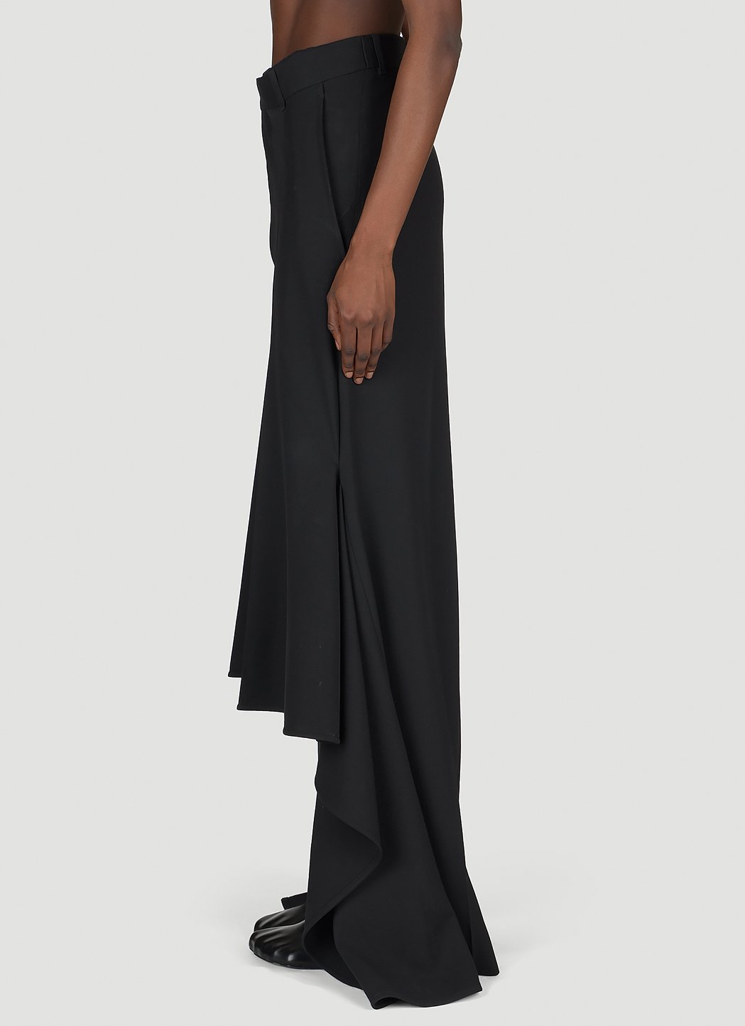 Balenciaga Women Godet Draped Skirt by Luosophy