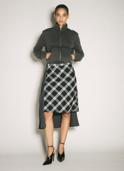 Balenciaga Women Taped Double Skirt by Luosophy