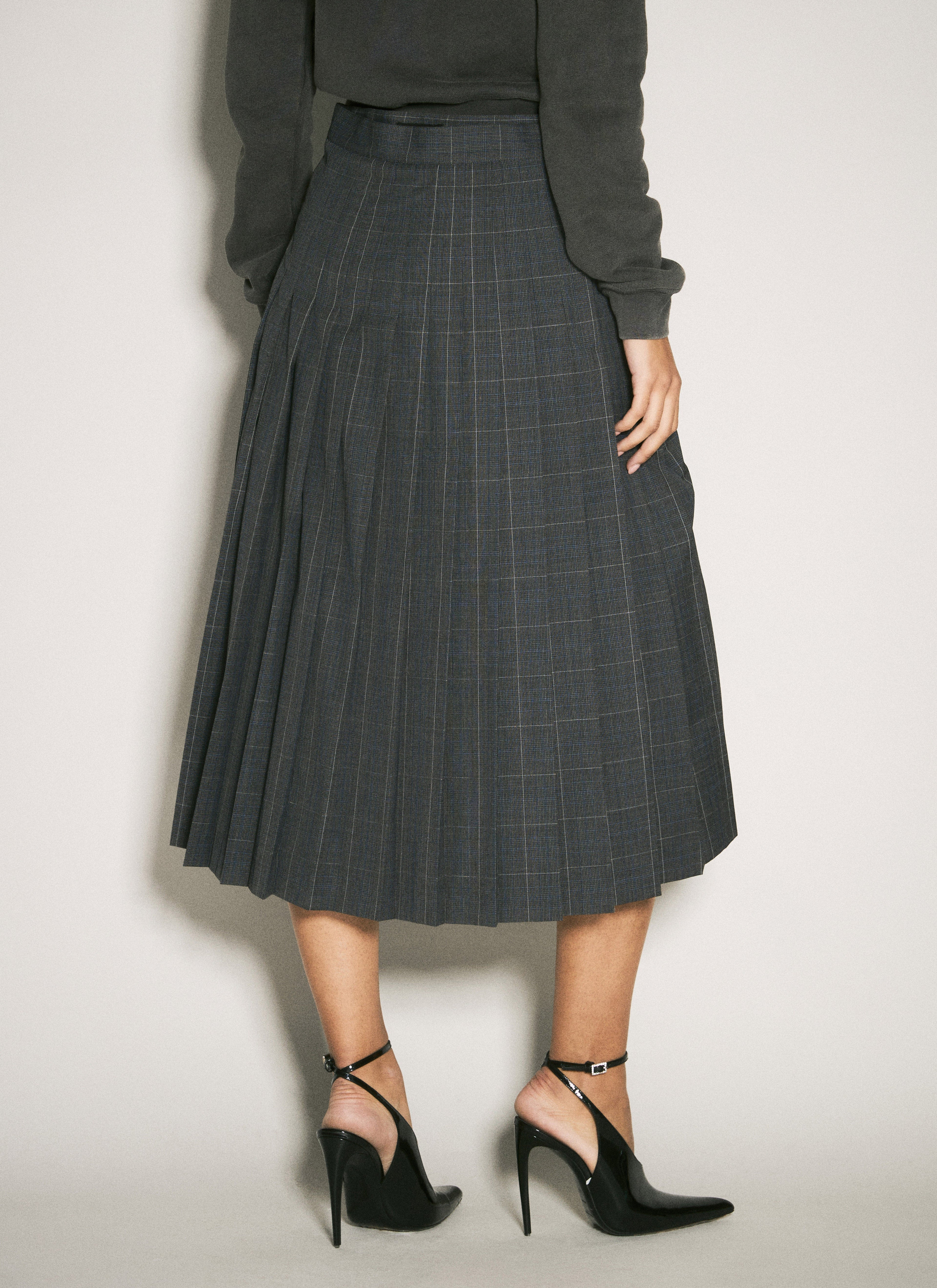 Balenciaga Women Taped Double Skirt by Luosophy