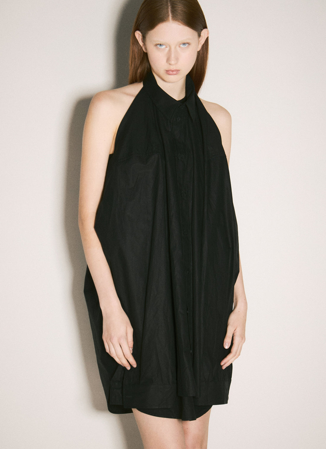 Balenciaga Women Suspended Shirt Dress by Luosophy