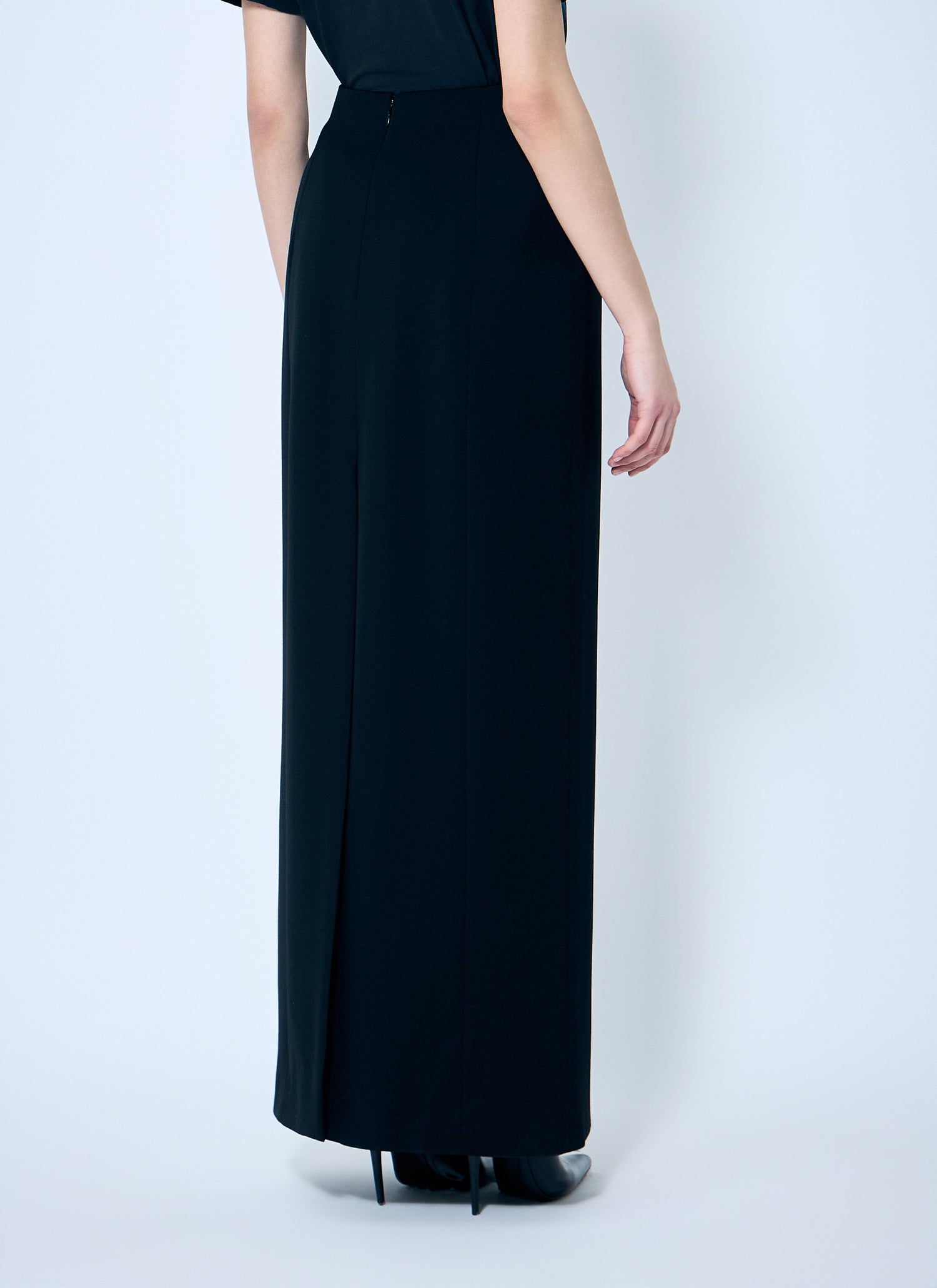 Balenciaga Women Hourglass Maxi Skirt by Luosophy