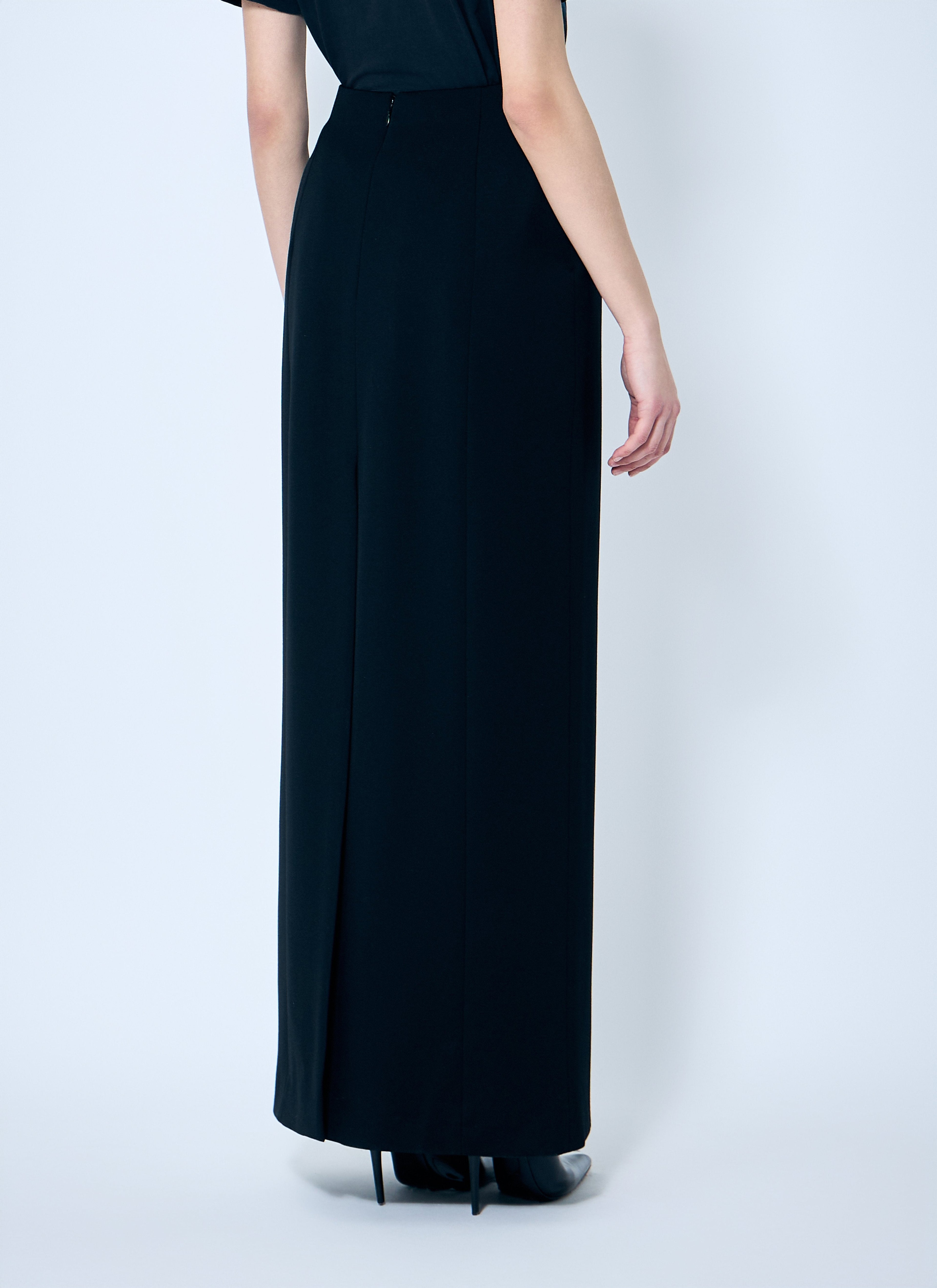 Balenciaga Women Hourglass Maxi Skirt by Luosophy