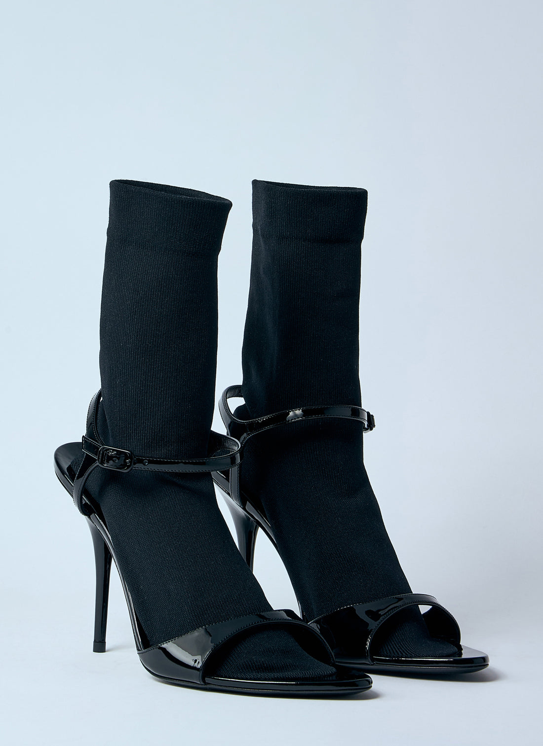 Balenciaga Women Avenue Sock 110Mm Heel Sandals by Luosophy