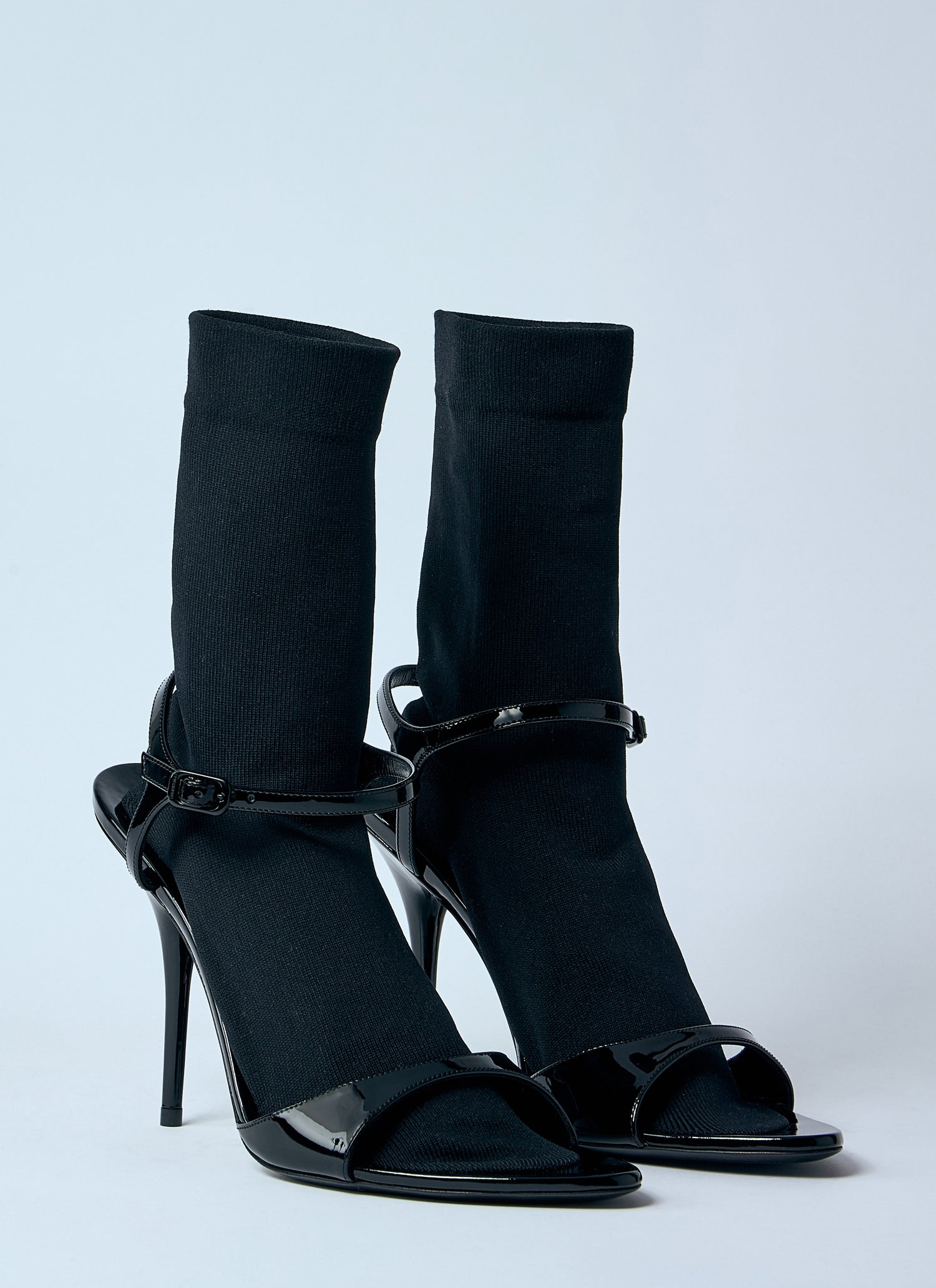 Balenciaga Women Avenue Sock 110Mm Heel Sandals by Luosophy