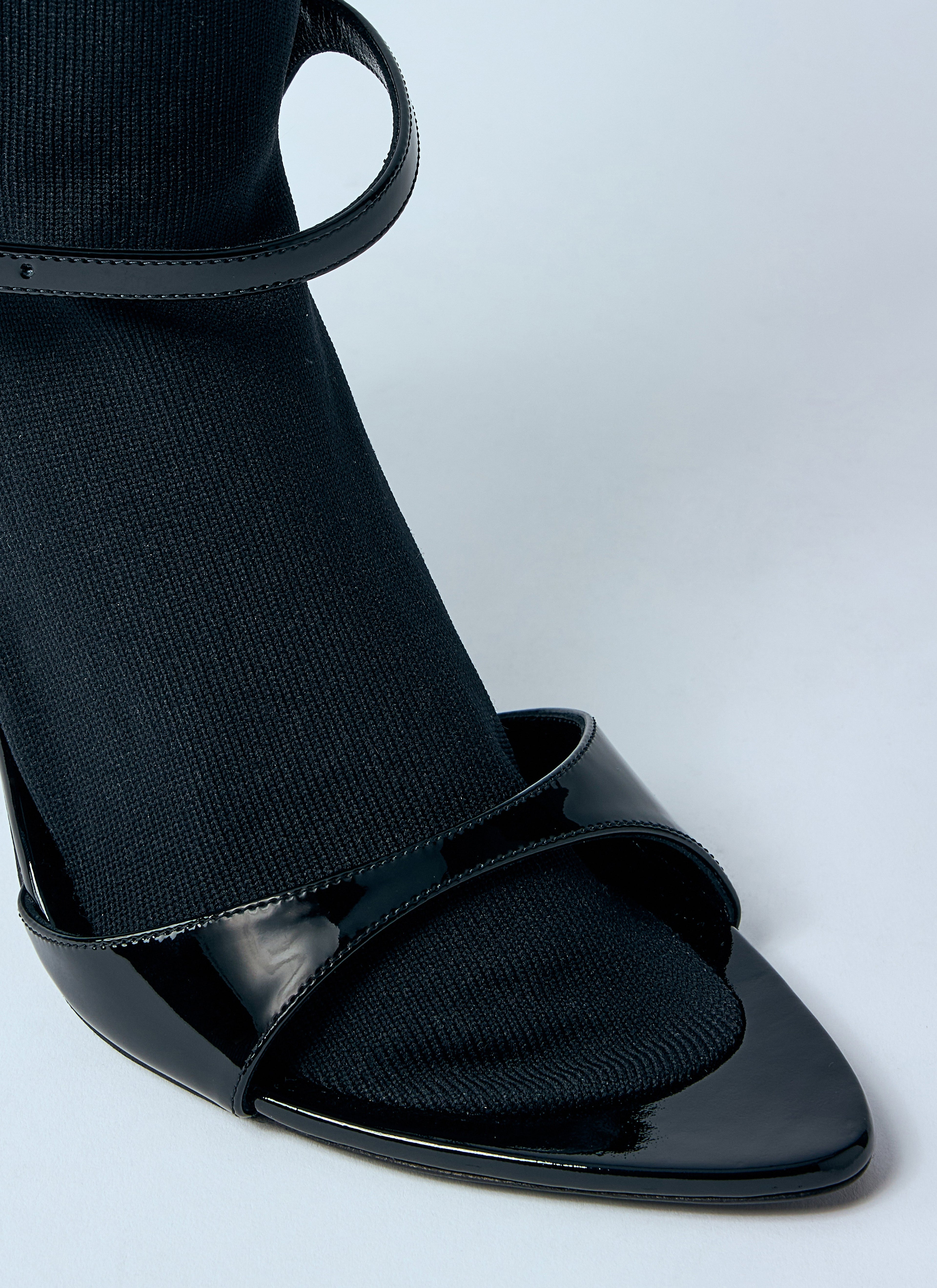 Balenciaga Women Avenue Sock 110Mm Heel Sandals by Luosophy