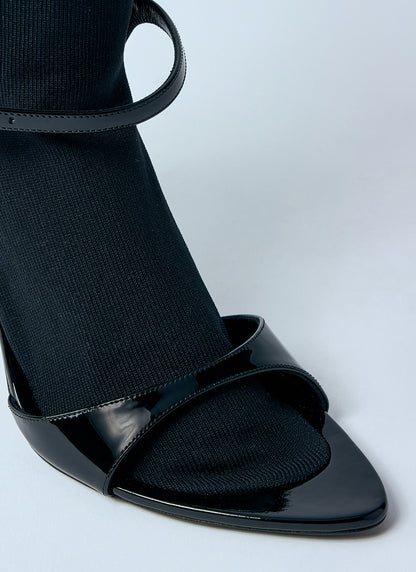 Balenciaga Women Avenue Sock 110Mm Heel Sandals by Luosophy