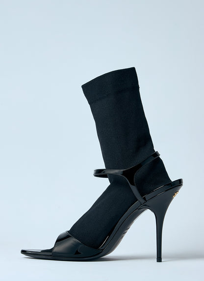 Balenciaga Women Avenue Sock 110Mm Heel Sandals by Luosophy