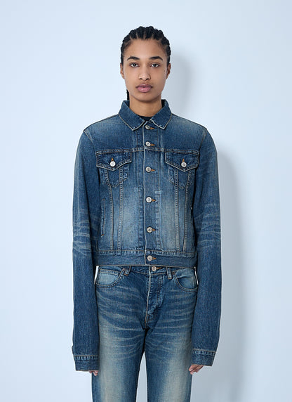 Balenciaga Women Denim Jacket by Luosophy