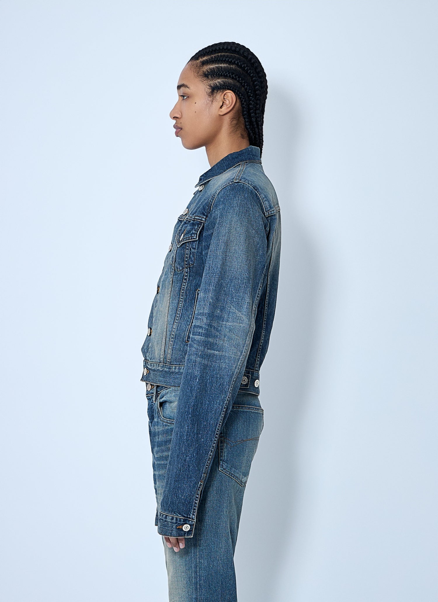 Balenciaga Women Denim Jacket by Luosophy
