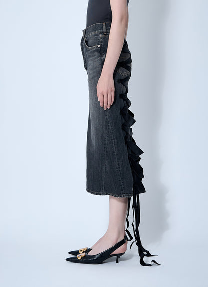 Balenciaga Women Lace-Up Skirt by Luosophy