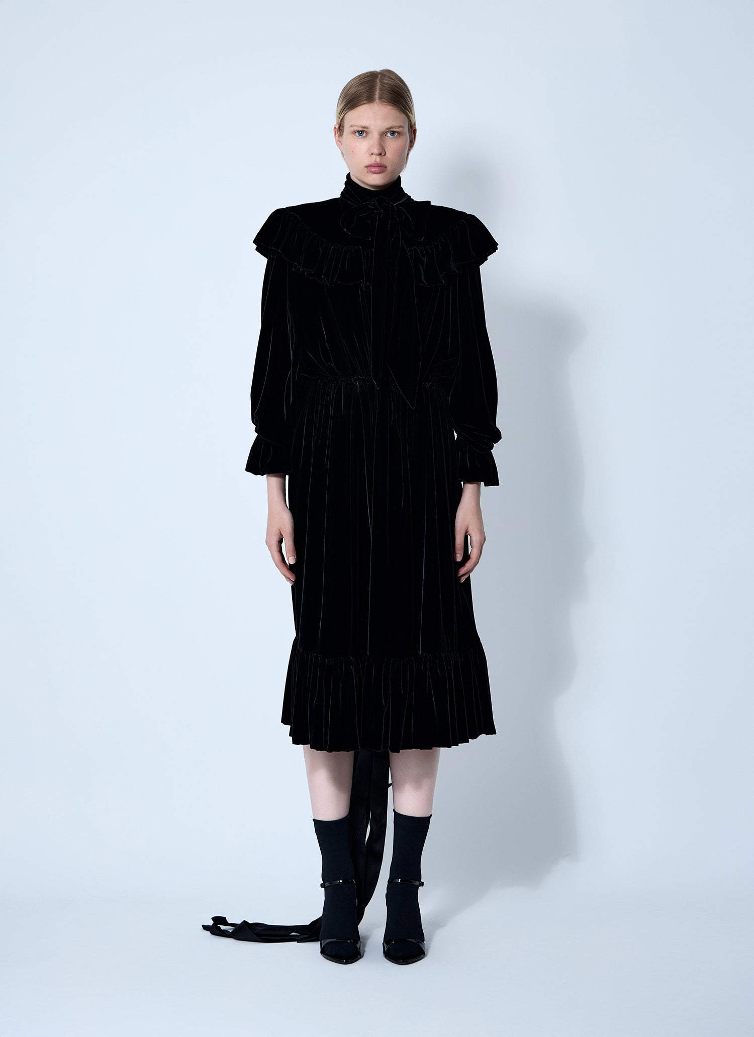 Balenciaga Women Lace-Up Dress by Luosophy
