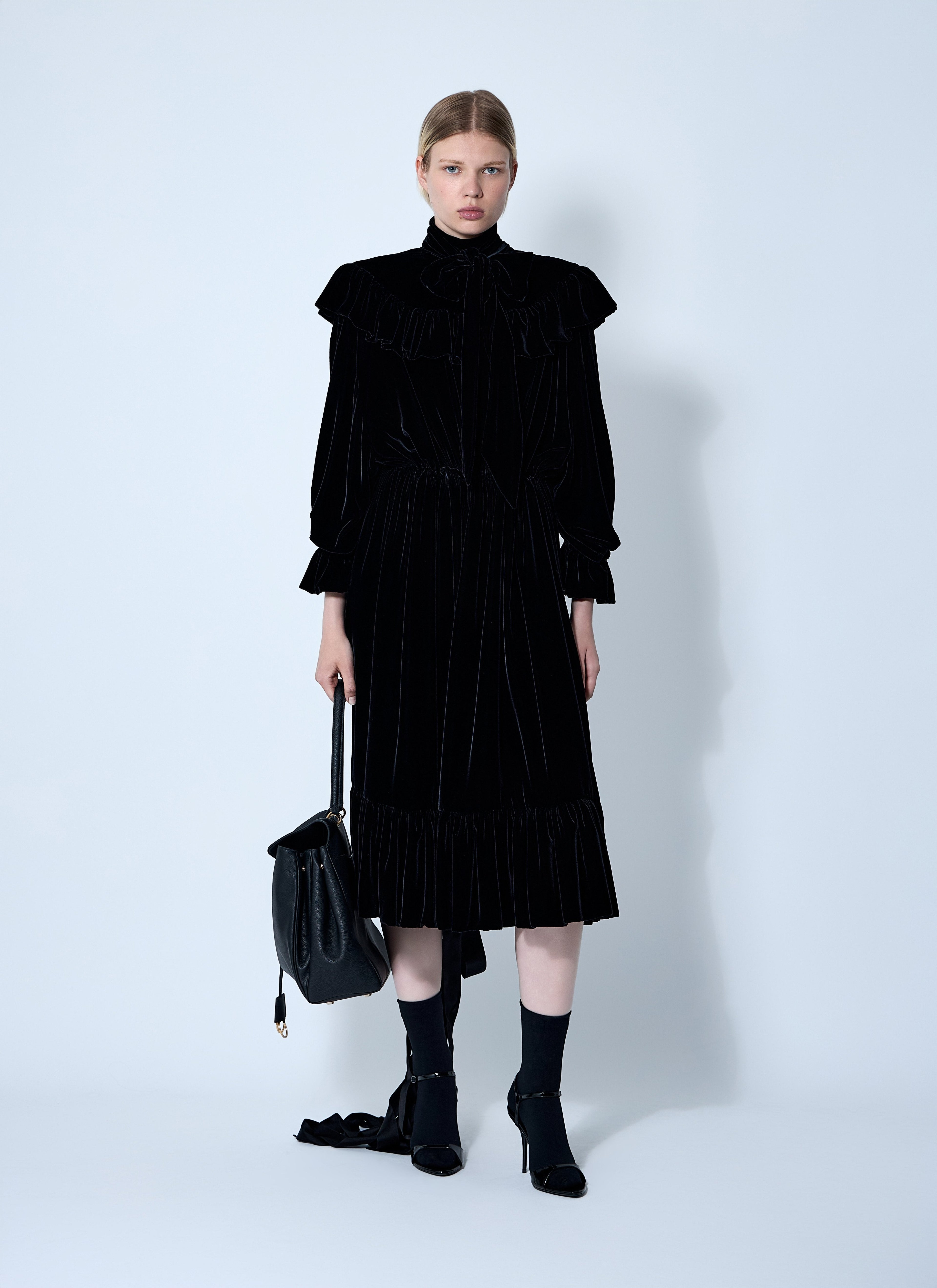 Balenciaga Women Lace-Up Dress by Luosophy