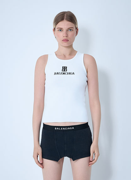 Balenciaga Women Logo Motif Tank Top by Luosophy