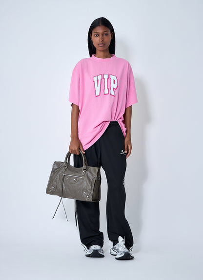 Balenciaga Women Logo Motif T-Shirt by Luosophy