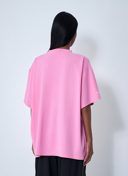 Balenciaga Women Logo Motif T-Shirt by Luosophy
