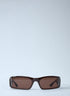 Balenciaga Women Sunset Rectangle Sunglasses by Luosophy