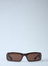 Balenciaga Men Sunset Rectangle Sunglasses by Luosophy