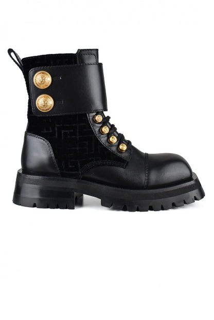 Balmain Women Ranger Army Boots by Luosophy